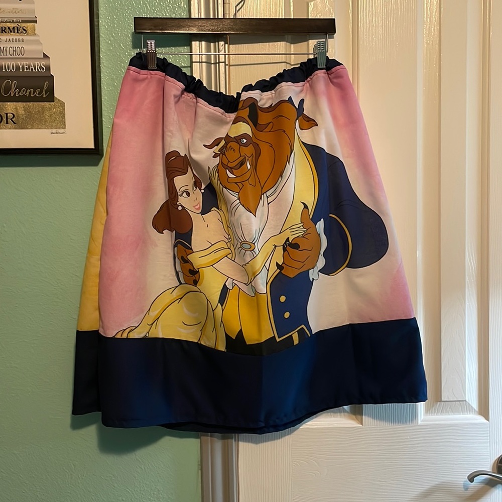 3/$10 Homemade Beauty and the beast skirt